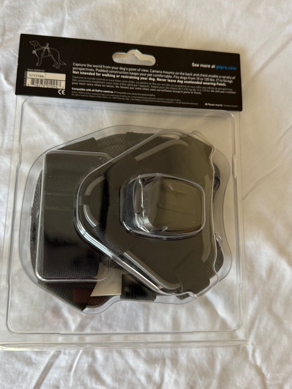 GoPro Black Fetch Dog Harness with Camera Mount - Picture 2 of 5
